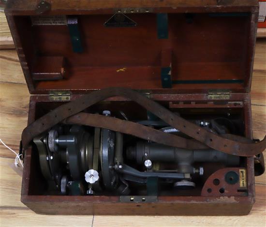 A boxed theodolite